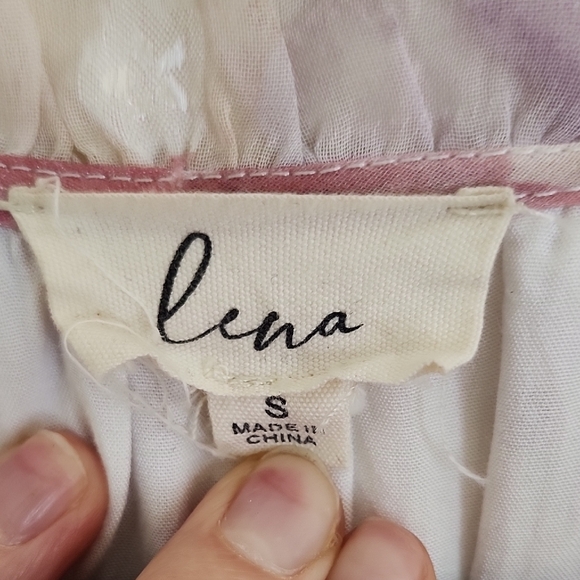 Lena Floral Romper with Tie Front and Ruffle Details - Picture 2 of 16